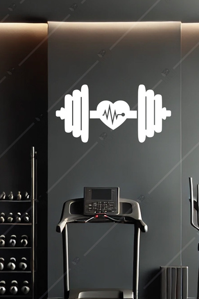 Emach Dizayn Dambıl fitness salonu Duvar Dekoru Dumbell Spor Salonu Dekoru