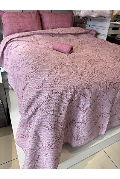 ŞENER HOME Sprout Patterned Sheet Elastic Single Pique Set