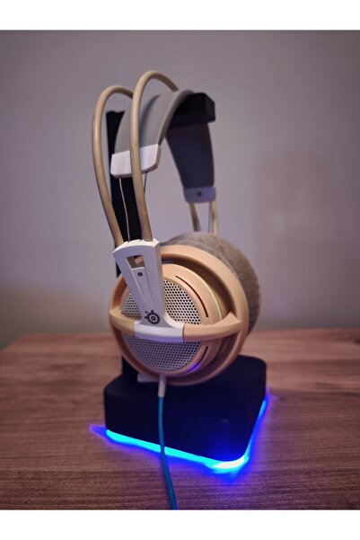 Arven Home Design Ledli Siyah Kulaklık Standı ( Type- C )