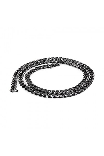 FM Steel Men's Black Necklace 1.6mm 3183Cek009
