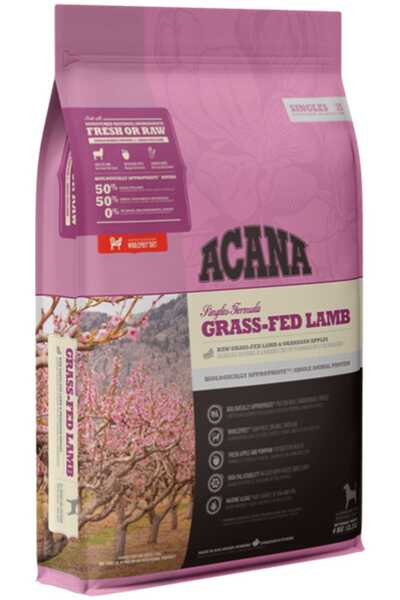 Orijen Acana Grass Fed Lamb Tahılsız Kuzu Etli ve Elmalı Yetişkin Köpek Mamas...