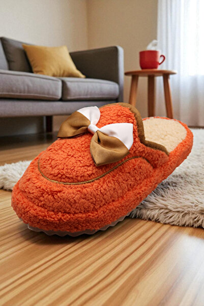 HFKY Vastag talpú téli papucs szalaggal. Szezonális női házi papucs