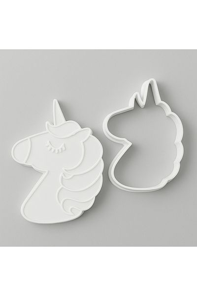 Mizaku Unicorn Cookie Mold and Cutter in the Shape of Unicorn