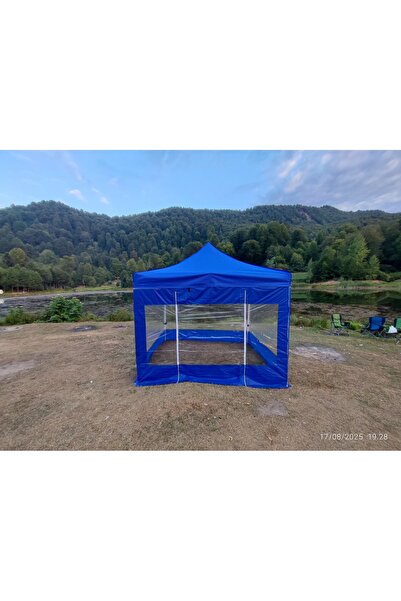 atabay outdoor 3x3 m 30 mm Gazebo Tente – PVC Yan Duvarlı Kamp ve Etkinlik Ça...