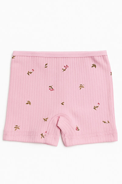 mini kanka Girl's Boxer Set of 6 – Floral Patterned Cotton Comfortable Shorts 100%100 Cotton