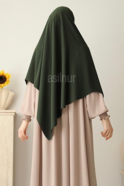 ASİLNUR Elif Large Size Scarf 120X120 Khaki