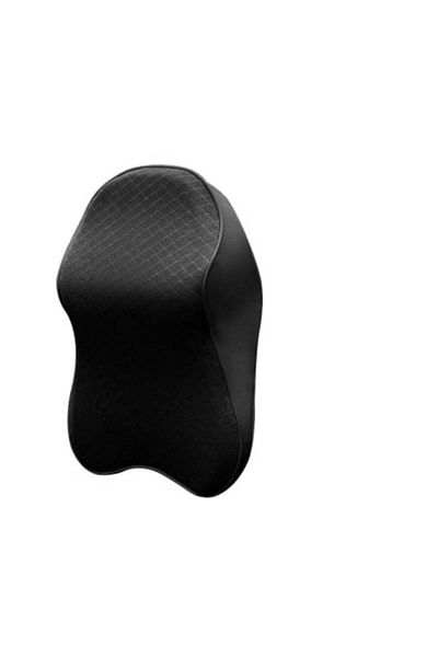 DELUXETUNING Orthopedic memory foam pillow for car headrest against neck, head, and shoulder pain