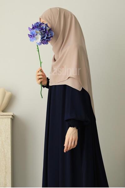 ASİLNUR Elif Large Size Scarf 120X120 Stone