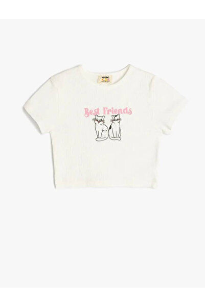 Koton Girl's T-Shirt 5Skg10094Ak