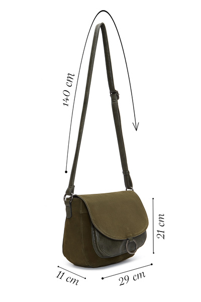 Derimod Women's Green Long Strap Crossbody Bag 25Abd241014