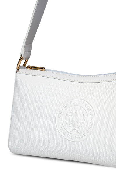 U.S. Polo Assn. White-White Women's Shoulder Bag Us25257