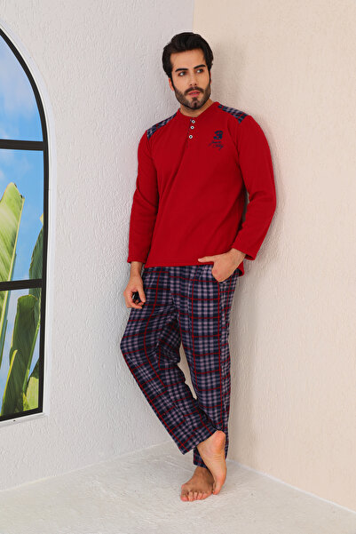 BAMBUTKİDS Kışlık Erkek Polar Pijama Takımı - Sıcak Tutan Pijama