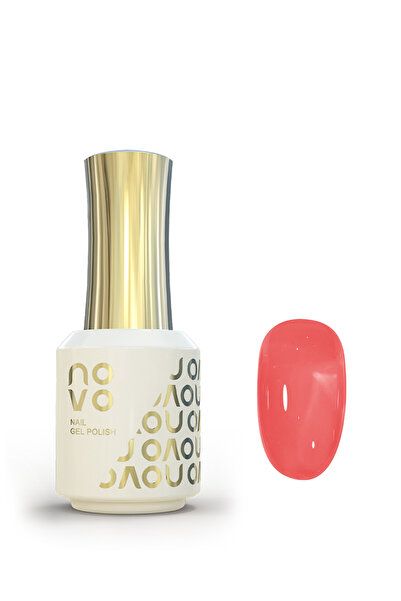 No-vo طلاء أظافر جيلي، طلاء أظافر شفاف، جل UV LED للاستخدام المنزلي 12 مل - N...