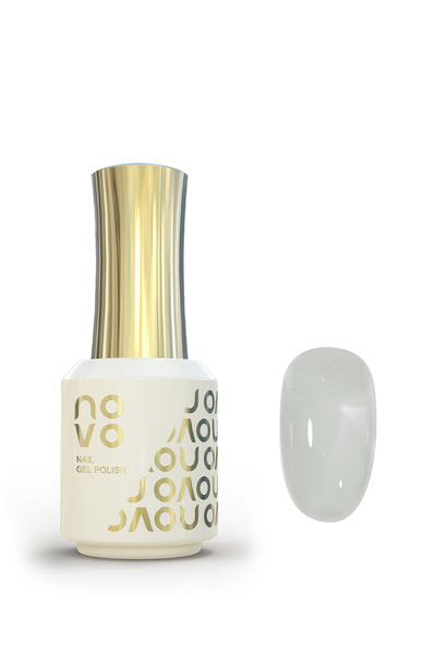 No-vo طلاء أظافر جيلي جل، طلاء أظافر شفاف، جل UV LED للاستخدام المنزلي 12 مل-...