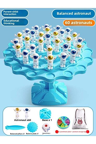KayalarStore Educational Astronaut Balancing Game for Kids - Blue