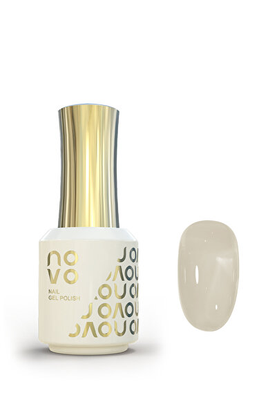 No-vo طلاء أظافر جيلي جل، طلاء أظافر شفاف، جل UV LED للاستخدام المنزلي 12 مل ...