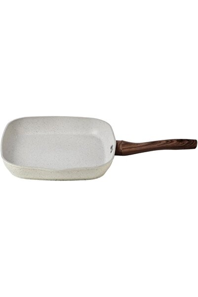 erorex High Quality Forged Aluminum Grill Pan Cream And Brown 26 X 26Cm Hfg 01C