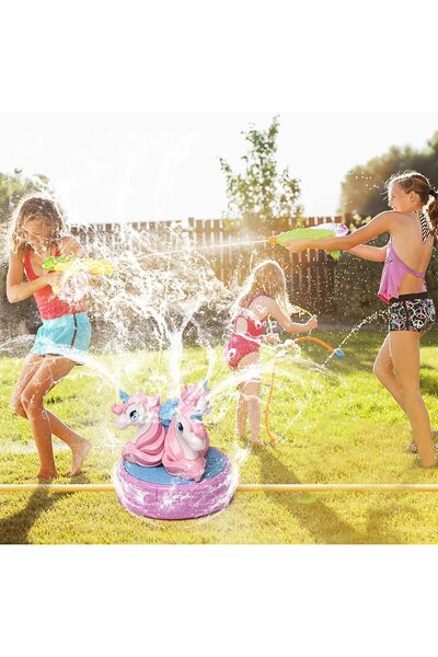 erorex Outdoor Water Spray Sprinkler Backyard Spinning Sprinkler Toy Splashing Fun Summer Day Toys Gifts