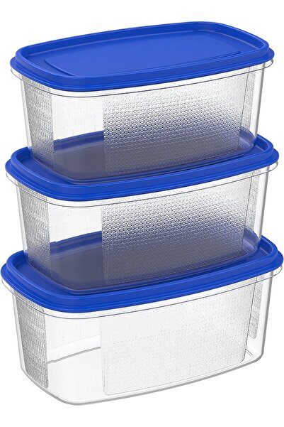 erorex Plastic Food Savers Oval Containers Set