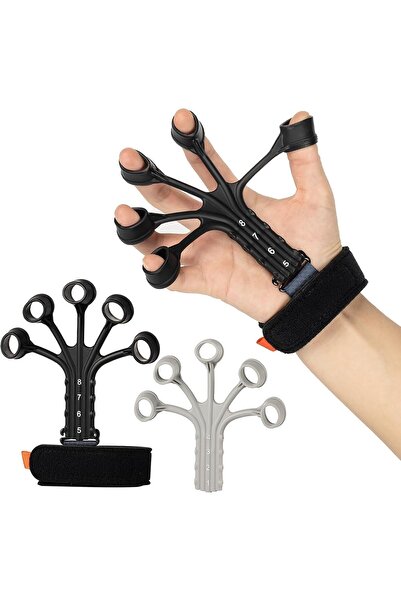 erorex جهاز تدريب قوة القبضة، عبوتان، أداة تقوية قبضة اليد القابلة للتعديل، أداة تمرين الأصابع، تحسين قوة اليد