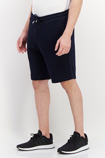 Esprit Men Textured Drawstring Shorts, Navy