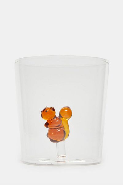 erorex Borosilicate Three Dimensional Animal Print Coffee Cup, White, One Size 132194370