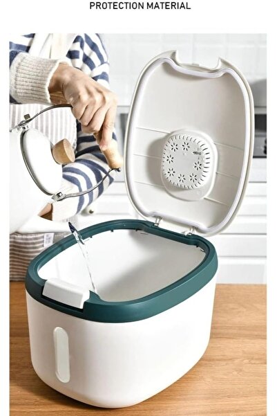 erorex Multifunctional Moisture, Insect Proof Rice Container Sealed Household Grain Storage Bucket Kitchen