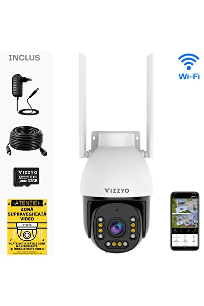 vizzyo Elite Pro Camera WiFi Dual-Band, 5 MP Ultra HD