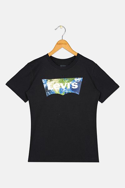 Levi's Kids Boy Brand Logo T-Shirt, Black