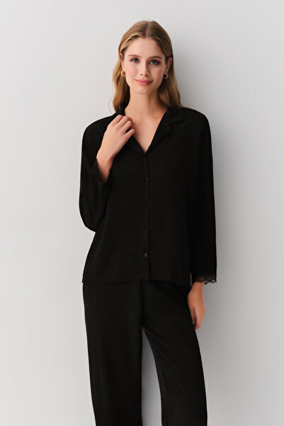 SUWEN Viviana Gömlek Yaka Pijama Takımı