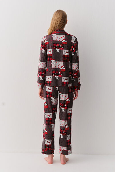 SUWEN Koalina Shirt Collar Pajama Set