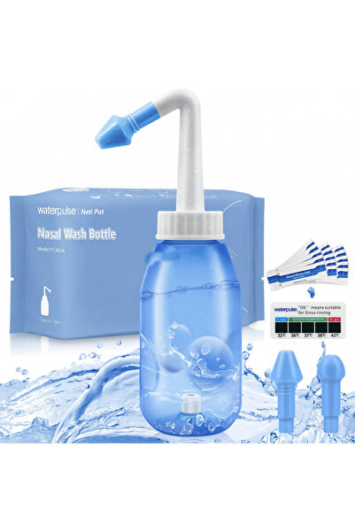 OEM Nasal wash set 300ml + 30 salt sachets for adults and children