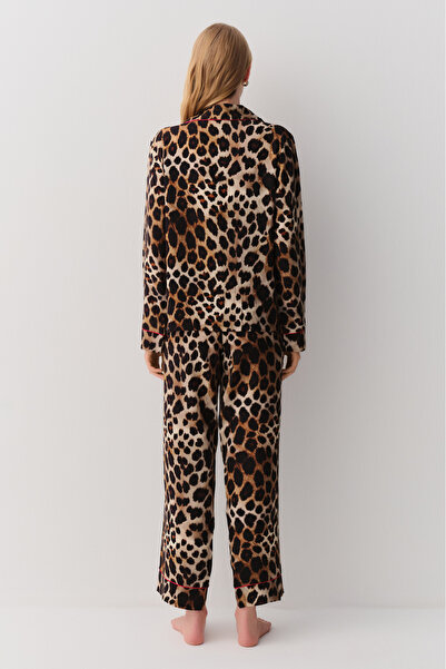 SUWEN Brave Shirt Collar Pajama Set