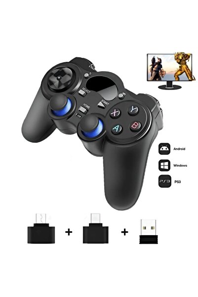Doreka 2.4g Wireless Gamepad Kablosuz Oyun Kolu Otg Pc Ps3 Kol Tv Box Android...