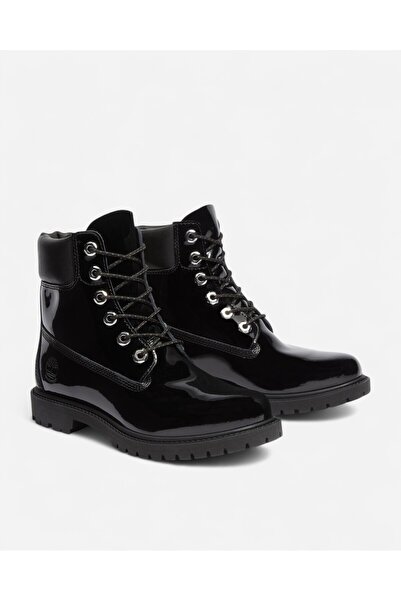 Timberland Premium 6 INCH LACE UP WATERP Kadın Siyah Bot TB0A43F8EL61
