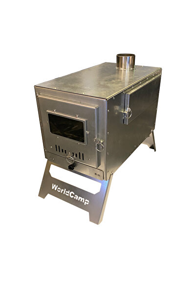 worldcamp Galvanizli Kuzineli Kül Hazneli Çadır Sobası