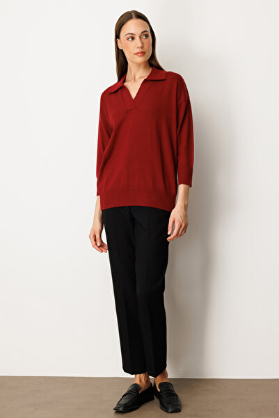 ON Πλεκτό πουλόβερ με μανίκια τριών τετάρτων