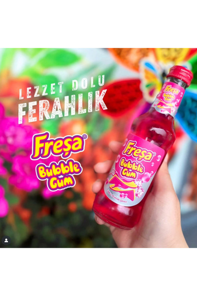 FREŞA Bubble Gum Sakız Aromalı Gazoz 200 ML x 6 Adet