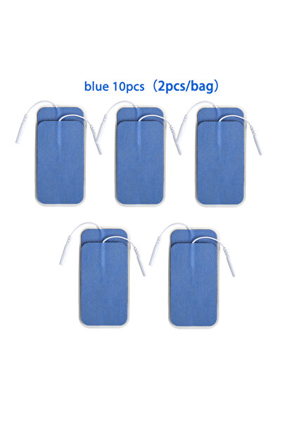 Choice4 10 قطع زرقاء 5x9 سم 5*9 سم وسادات أقطاب كهربائية من القماش غير المنسو...