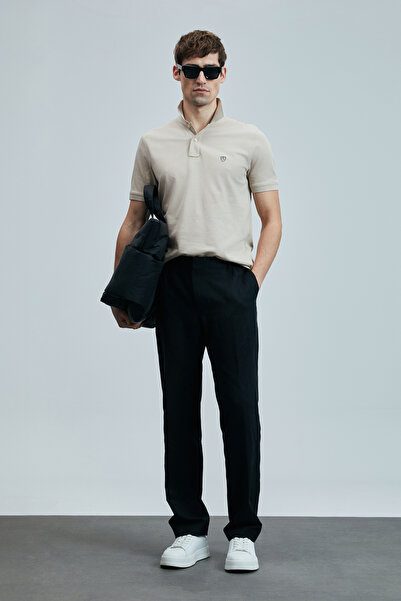 Lufian Polo Neck Comfort Fit Men's T-Shirt