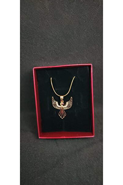 Butik SİYAH ANKA KUŞU KOLYE