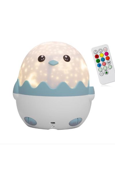MNS Multifunctional penguin lamp projector songs USB movies