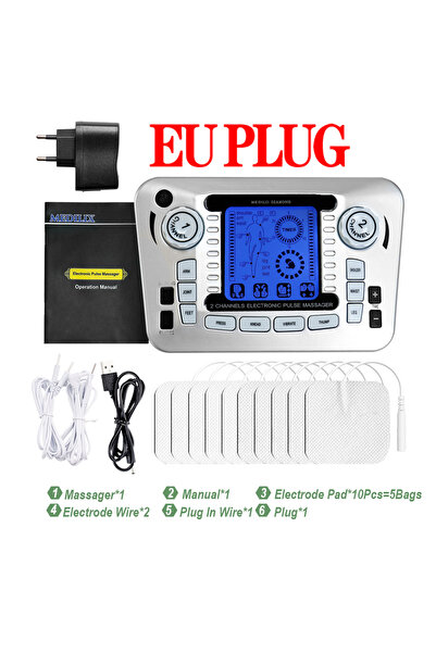 Choice1 جهاز تدليك نبضي إلكتروني بـ 20 ترسًا بمقبس 157-EU، جهاز تدليك كهربائي...