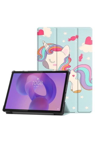 SKYDDAR INNOVATION Husă tabletă Lenovo Idea Tab Pro 12.7 (2025), FoldPro, Unicorn, set autocolante