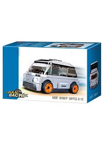 Sluban مكعبات بناء شاحنة كهربائية من سلسلة باور بريكس، لون أبيض وأزرق، 59 قطعة