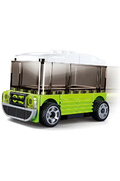 Sluban سلسلة Power Bricks - مكعبات بناء الحافلات 41 قطعة