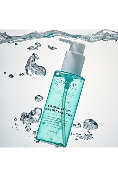 Cosheal Soothing cleansing gel with Centella Asiatica, Aqua Gel Cleanser, Professional, 150 ml