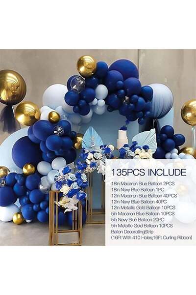 Almido Set of balloons, with 3 different colors and sizes