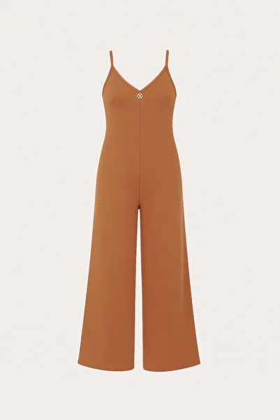 Katia&Bony Women's Strap Jumpsuit Nightdress Moka