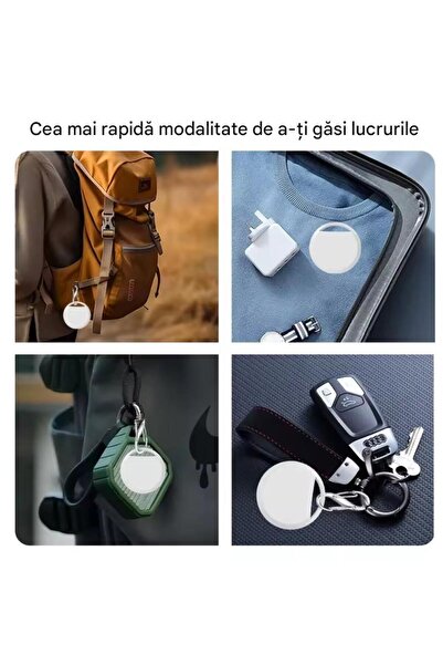 REDz Accessories Device Type AirTag, Bluetooth, Key Locator, Luggage, Wallet, Apple Find My (iOs) compatible, Black